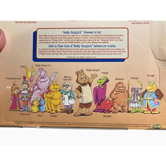 Teddy Ruxpin Adventure Outfit "The Flying Outfit" Worlds Of Wonder - Picture 8 of 11